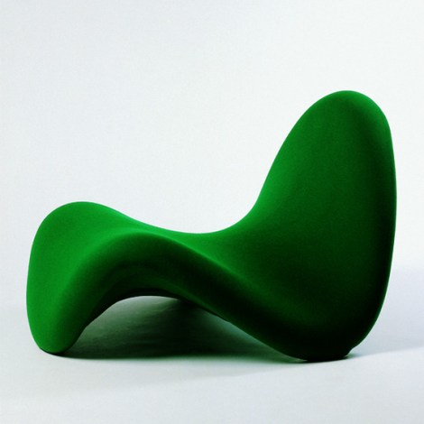 [chair 577 designed by pierre paulin, 1967, part of DESIGN SINCE 1945 exhibition]
