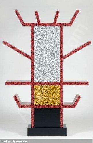 ["casablanca" sideboard designed by ettore sottsass, jr. 1981 for memphis; part of the exhibition DESIGN SINCE 1945