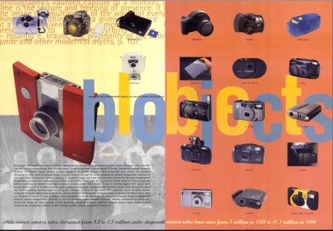 [the second spread of the infoscape column devoted to the new significance of cameras]