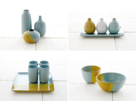 [recent ceramics have been presented as sets and benefited from using a same-but-different approach that emphasizes the relationships between pieces rather than individual pieces]