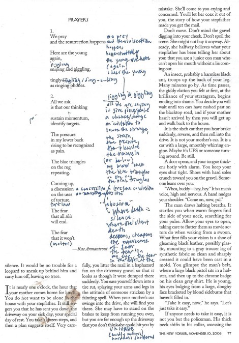 [the photocopy of rae armantrout's poem 